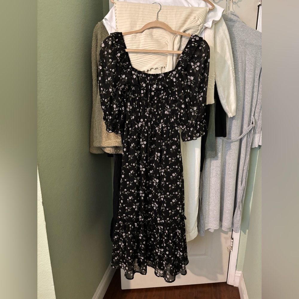 Floral midi dress